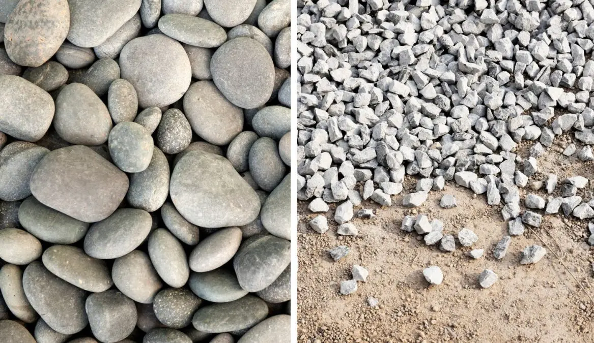 Upper Stream Rocks Vs Lower Stream Rocks River Rock vs. Crushed Stone: Which is Better for Drainage?