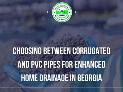 Choosing Between Corrugated and PVC Pipes for Enhanced Home Drainage in Georgia