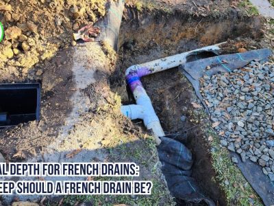Optimal Depth for French Drains: How Deep Should a French Drain Be?