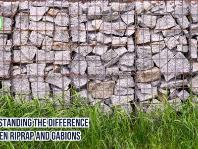 Understanding the Difference Between Riprap and Gabions