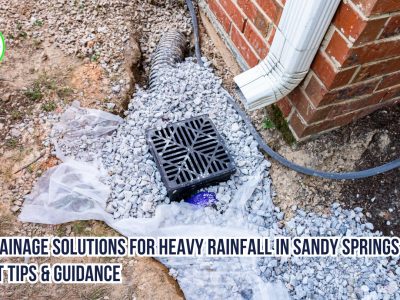 Top Drainage Solutions for Heavy Rainfall in Sandy Springs | Expert Tips & Guidance