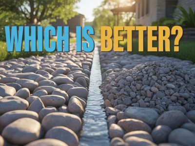 River Rock vs. Crushed Stone: Which is Better for Drainage?