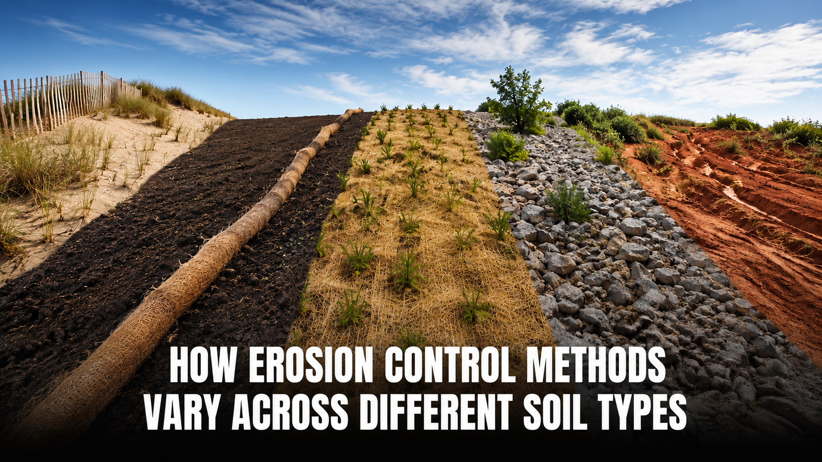 How Erosion Control Methods Vary Across Different Soil Types