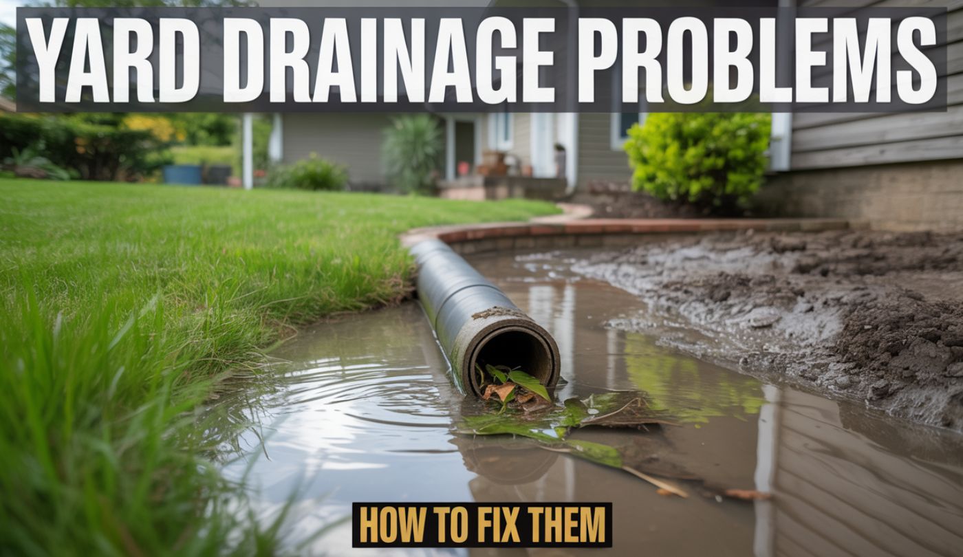 Common Yard Drainage Problems and How to Fix Them