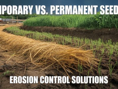 Temporary vs Permanent Seeding Solutions for Erosion Control