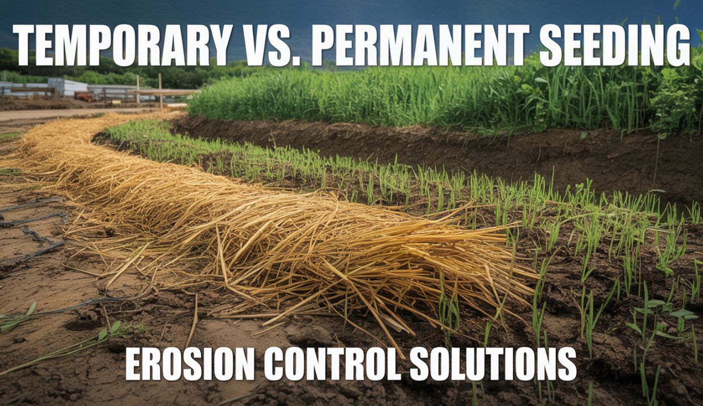 Temporary vs Permanent Seeding Solutions for Erosion Control
