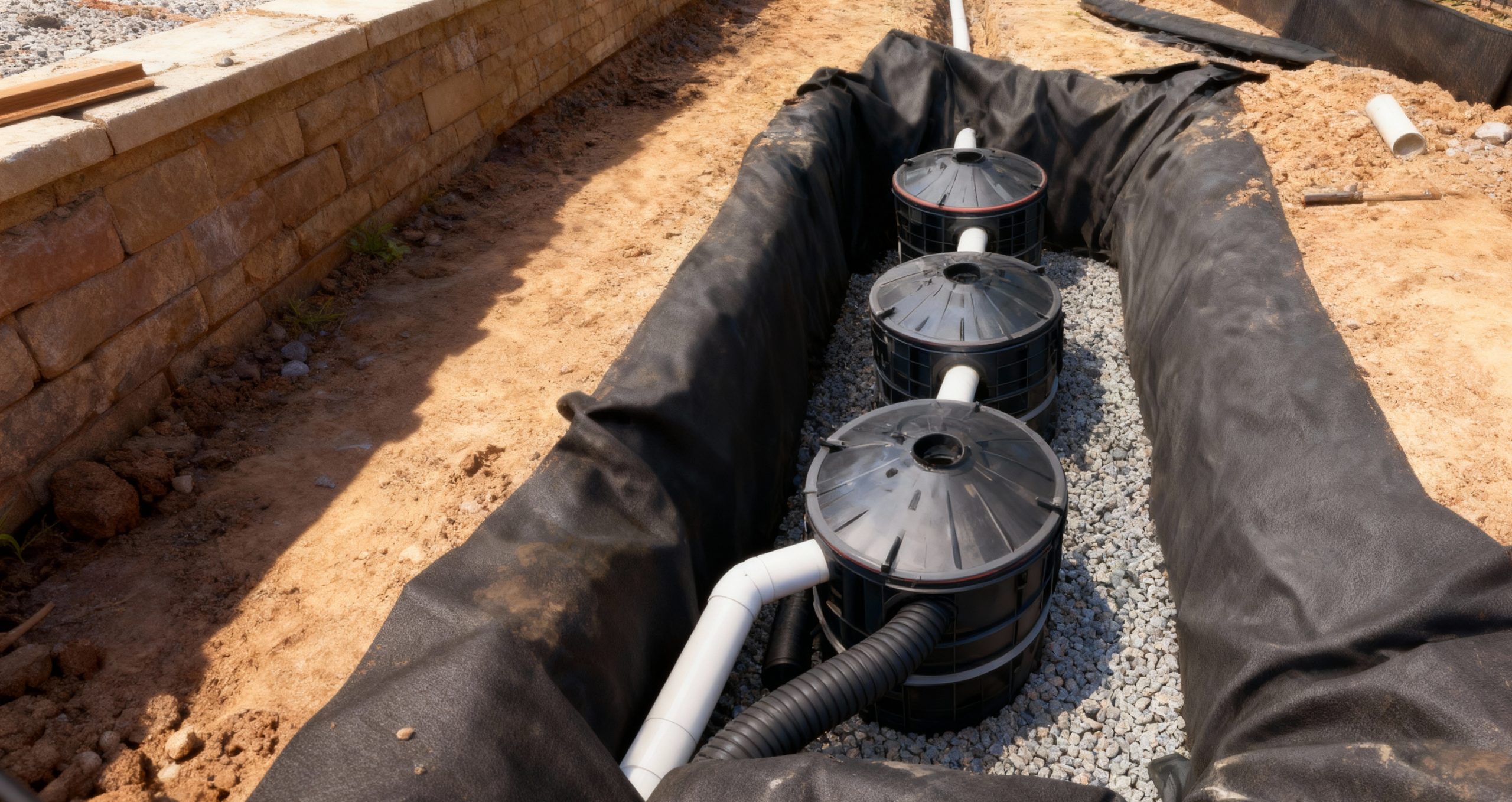 Underground Stormwater Drainage System Installation