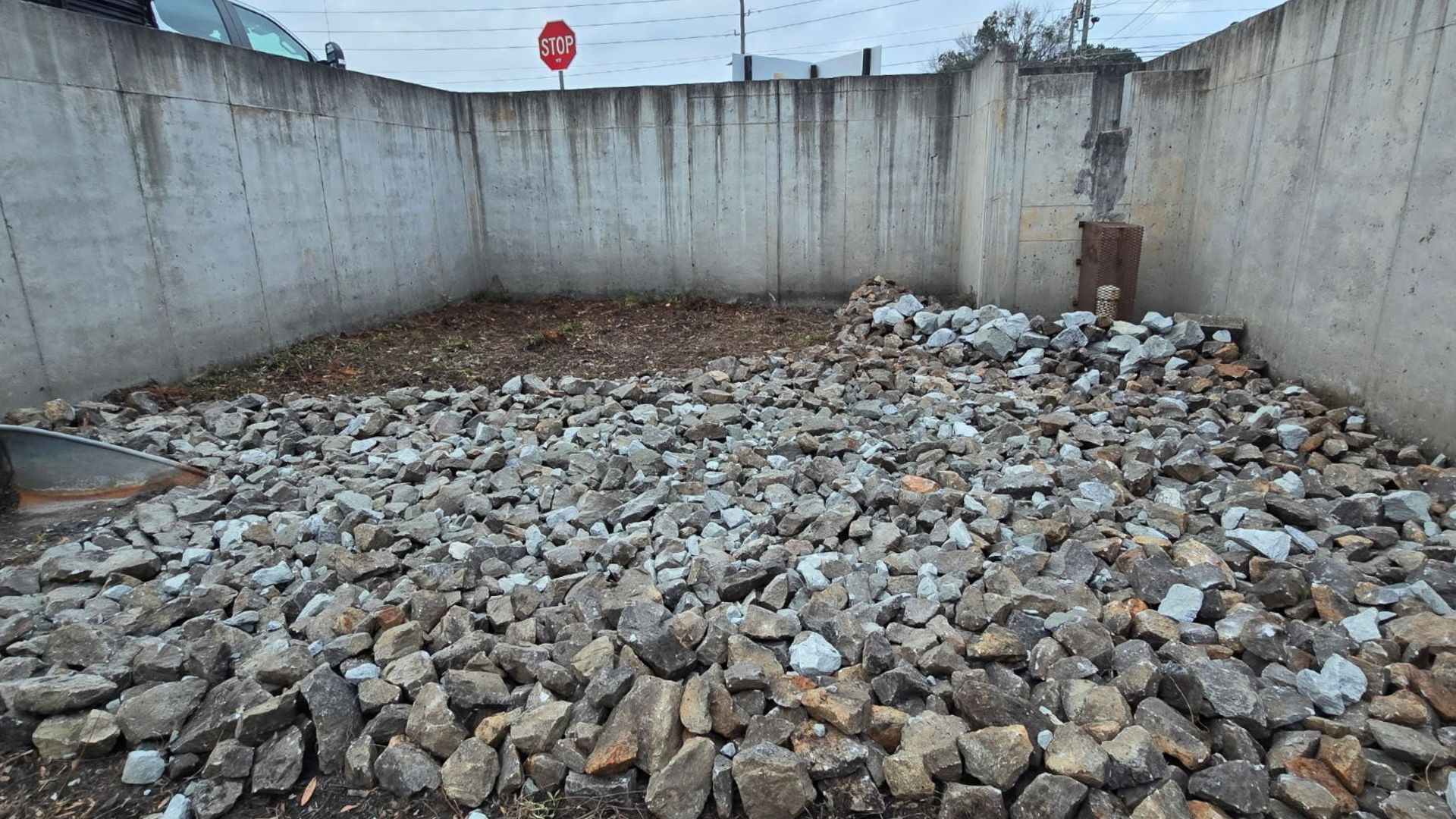 Concrete Stormwater Drainage Rock Basin