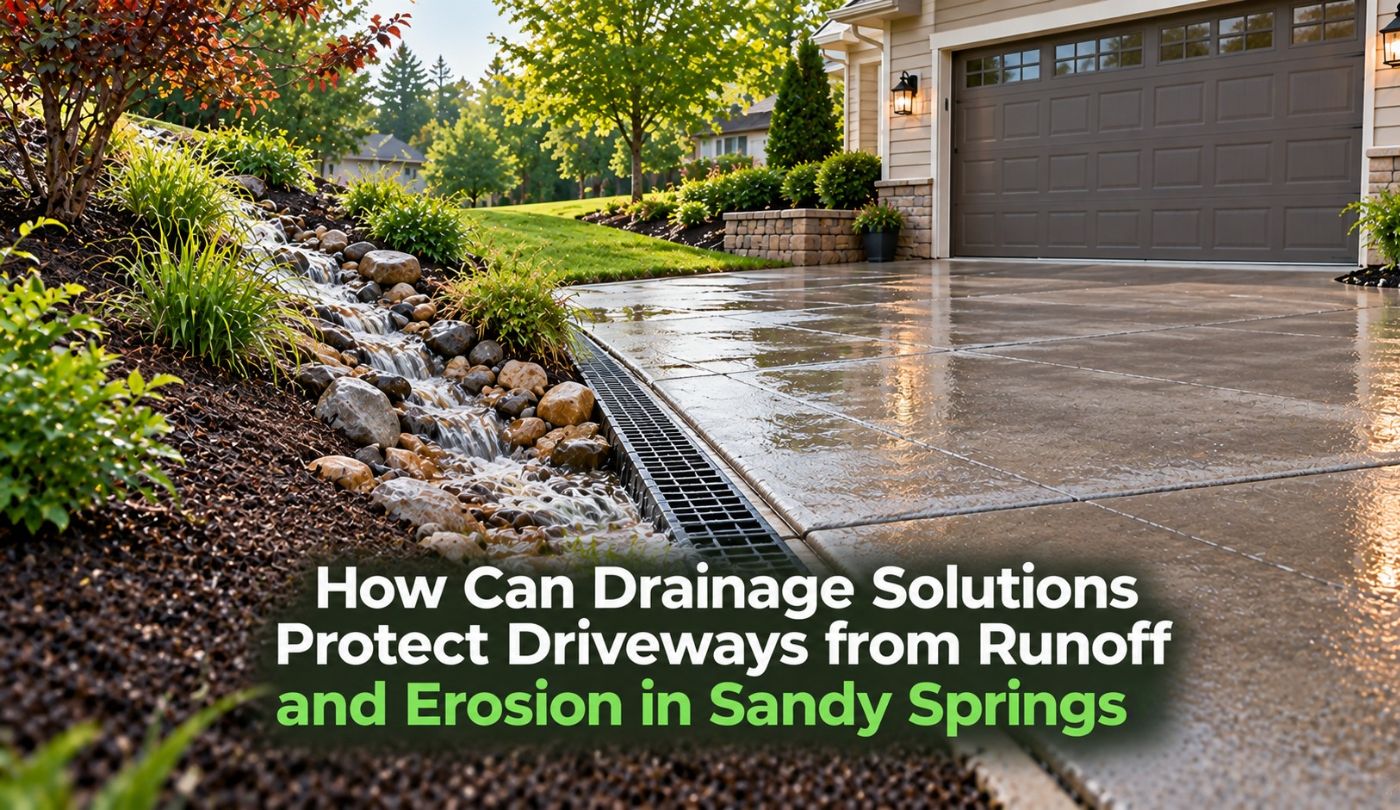 How Can Drainage Solutions Protect Driveways from Runoff and Erosion in Sandy Springs